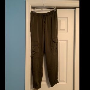 H&M women’s satin joggers